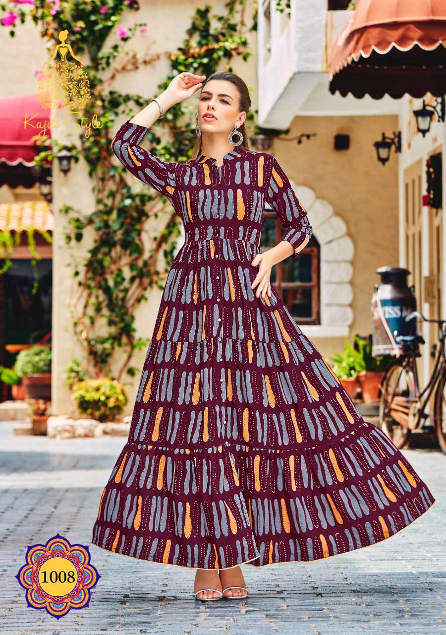 Fashion Loreal Vol-1 Kajal Style Rayon Cotton Wholesale Kurti Fashion Loreal Vol-1 Kajal Style Rayon Cotton Wholesale Kurti